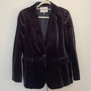 Frame Velvet Blazer